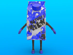 personagens de desenhos animados Modelo 3D