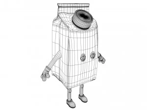 personagens de desenhos animados Modelo 3D