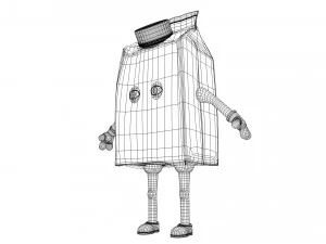 personagens de desenhos animados Modelo 3D