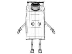 cartoon characters 3D Model