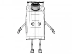 personagens de desenhos animados Modelo 3D