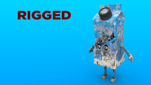 cartoon characters 3D Model .c4d .max .obj .3ds .fbx .stl .blend 