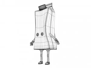 cartoon characters 3D Model