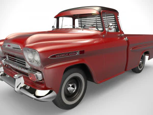chevrolet apache 4x2 3D Model