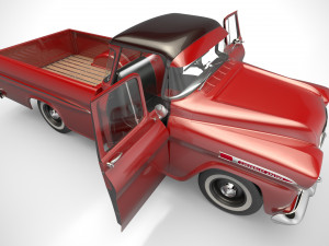 chevrolet apache 4x2 3D Модель