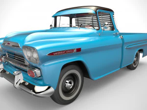 chevrolet apache 4x2 3D Model