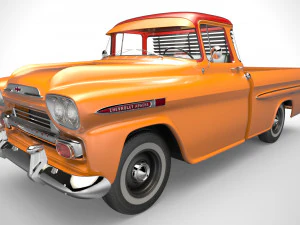 chevrolet apache 4x2 3D Model