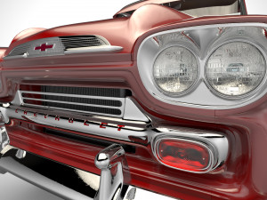 chevrolet apache 4x2 3D Модель