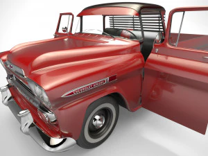 chevrolet apache 4x2 3D Model