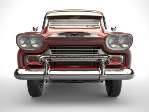 chevrolet apache 4x2 3D Model