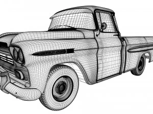 chevrolet apache 4x2 3D Model