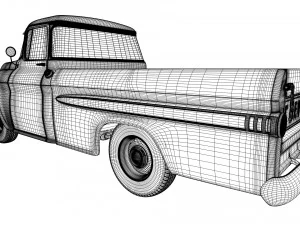 chevrolet apache 4x2 3D Model