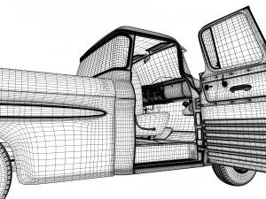 chevrolet apache 4x2 3D Model