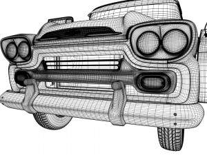 chevrolet apache 4x2 3D Модель