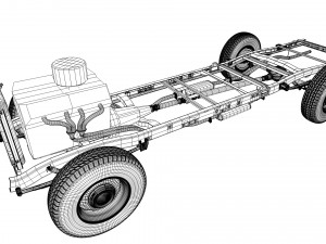 chevrolet apache 4x2 3D Модель