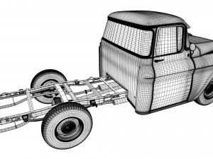 chevrolet apache 4x2 3D Модель