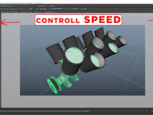 W 12 Engine Working Animated 3D Model