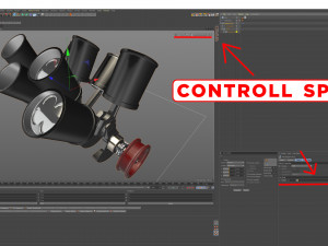 W8 Engine Working Animated 3Dモデル