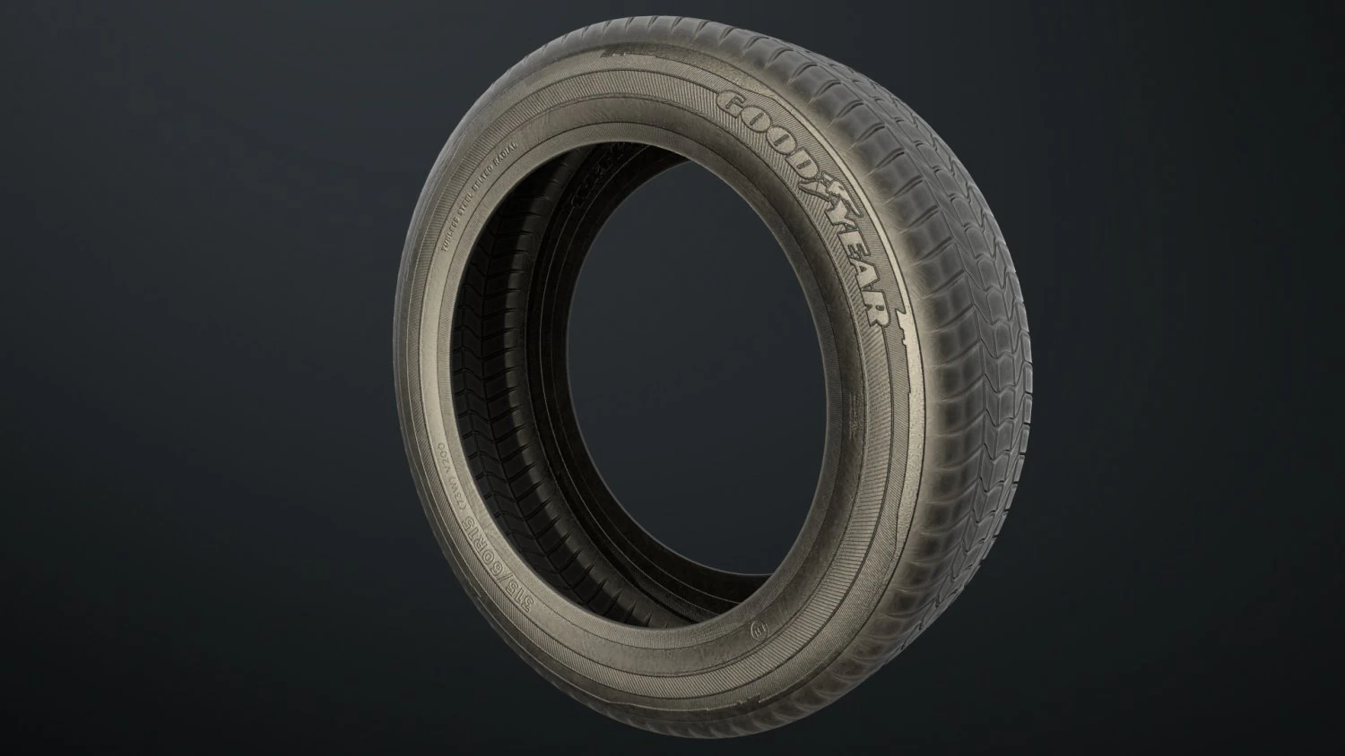Tire wheel 3D Model .c4d .max .obj .3ds .fbx .stl .blend 