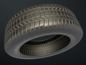 Tire wheel 3D-Modell