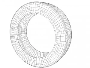 Tire wheel 3D Model