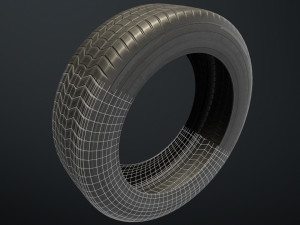 Tire wheel 3D-Modell
