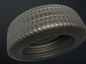 Tire Wheel 3D Model