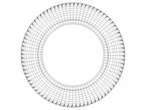 Tire Wheel 3D Model