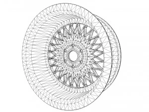 Tire Wheel 3D Model