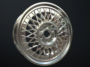 Tire Wheel 3D Model