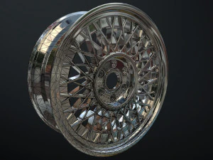 Tire Wheel 3D Model
