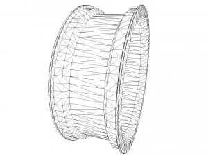 Tire Wheel 3D Model