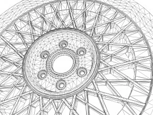 Tire Wheel 3D Model