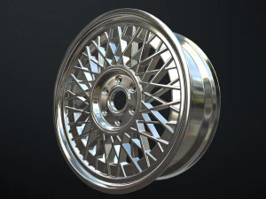 Tire Wheel 3D Model