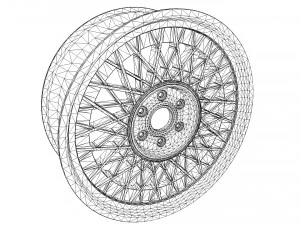 Tire Wheel 3D Model