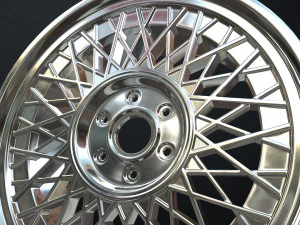 Tire Wheel 3D Model