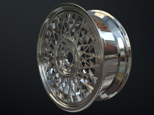 Car Rim 3D Model