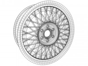 Car Rim 3D Model