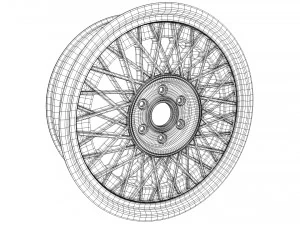 Car Rim 3D Model