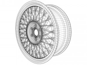 Car Rim 3D Model