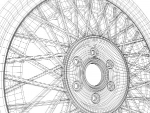 Car Rim 3D Model
