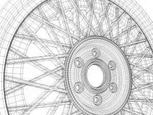Car Rim 3D Model