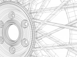 Car Rim 3D Model