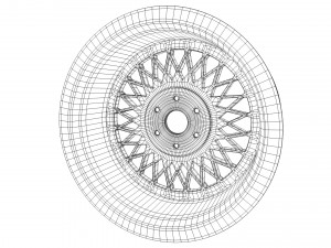 Car Rim 3D Model