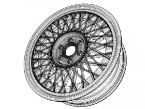 Car Rim 3D Model