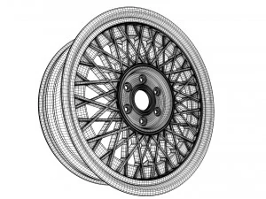 Car Rim 3D Model