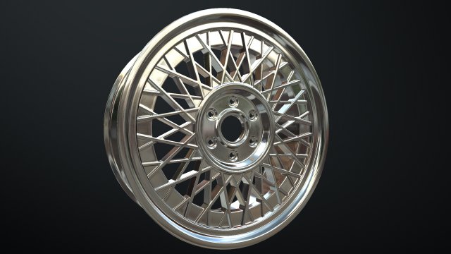 Car Rim Model 3D .c4d .max .obj .3ds .fbx .stl .blend 