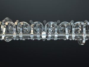 INLINE6 Engine Working Animated 3D मॉडल