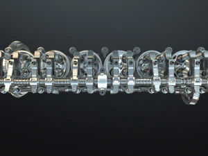 INLINE6 Engine Working Animated 3D Model