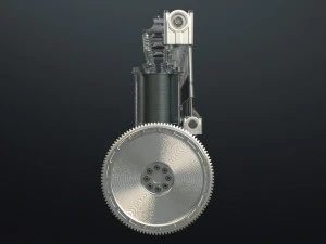 INLINE6 Engine Working Animated 3D Model